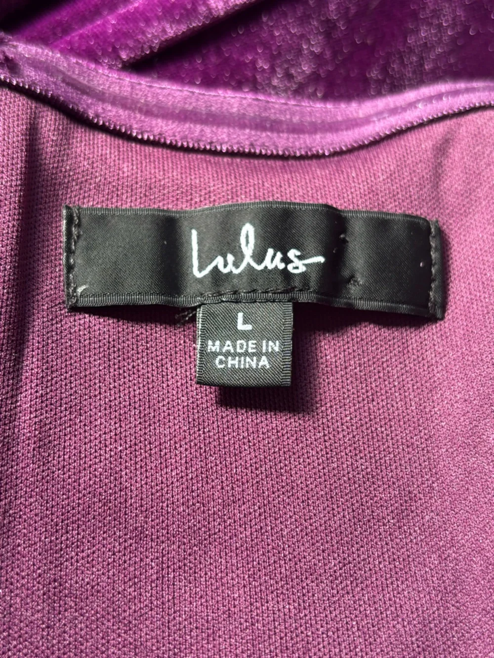 Lulu's Strapless Velvet Midi Dress in Deep Plum - Picture 7 of 8